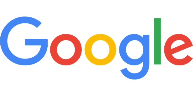 barevný nápis Google